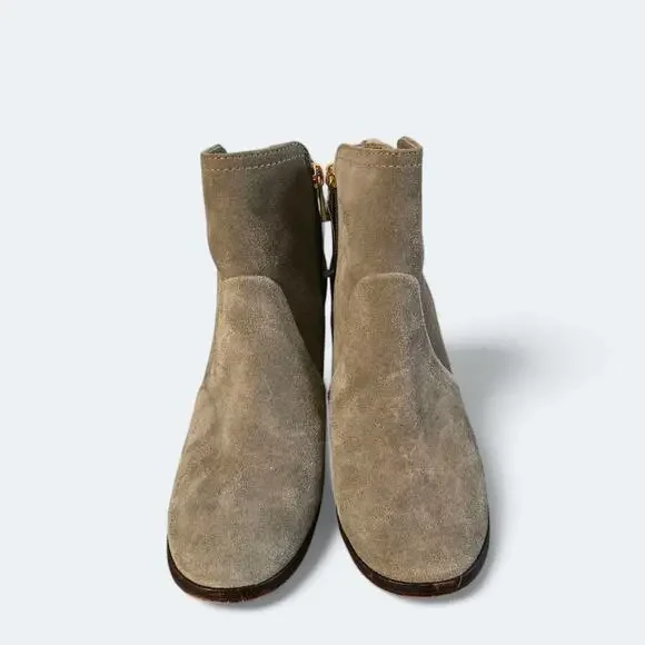 Tory Burch Ankle Boots Green Suede Size 6 - Picture 4 of 5